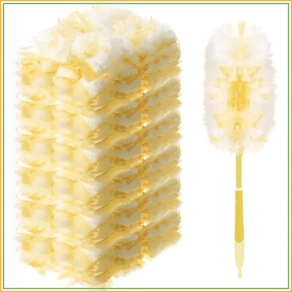 

300 Pcs Duster Refills Compatible with Swiffer, Thickened Disposable with Handle, Heavy Duty Cleaning