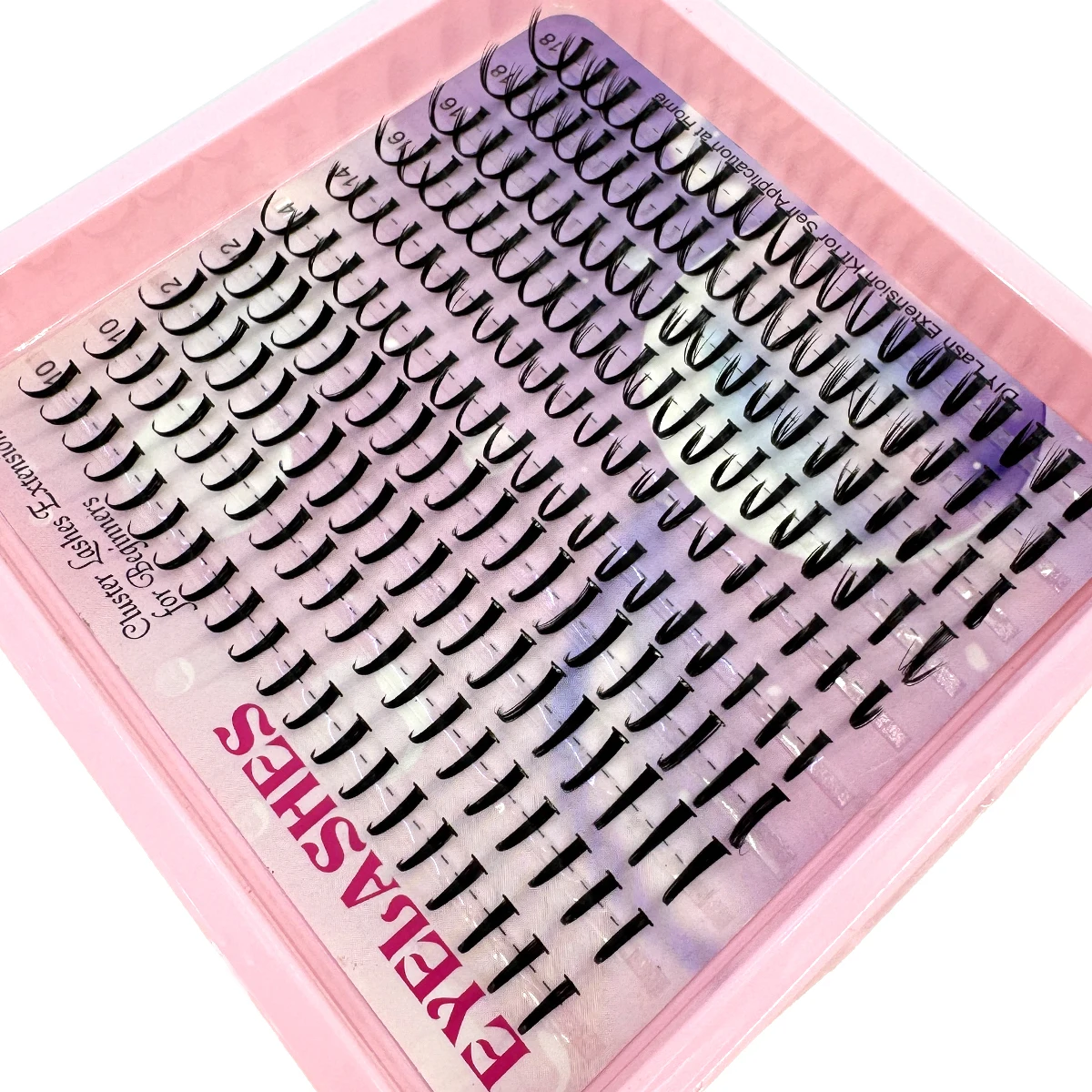 스파이크 속눈썹 속눈썹 클러스터 만화 클러스터 속눈썹 연장 애니메이션 속눈썹 클러스터 속눈썹 개별 DIY 요정 속눈썹 클러스터