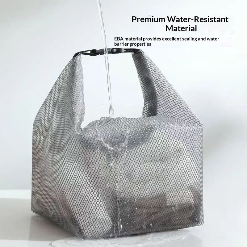Large Capacity Waterproof Storage Bag Drawstring for Gym Swimming Travel Outdoor Toiletry Organizer Fitness Clothes Pouch