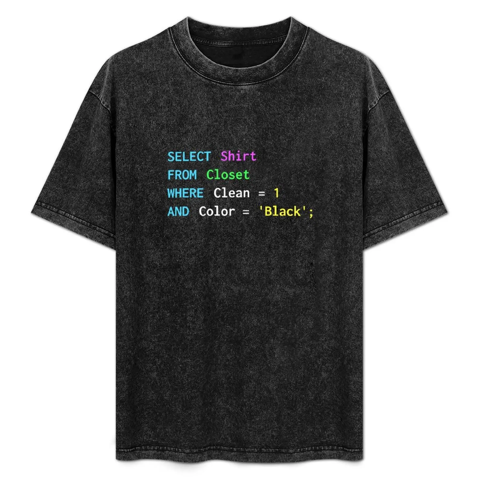Camiseta divertida con diseño SQL para programadores SQL, DBA, administradores de bases de datos, camiseta para festivales de verano