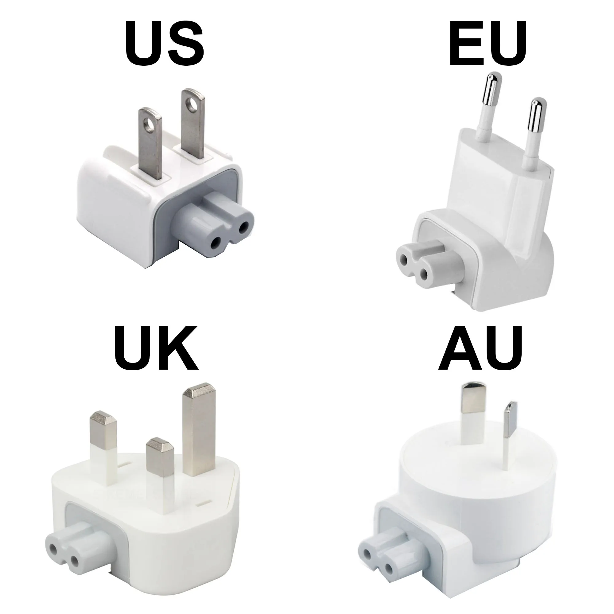 EU US UK AU Wall Plug Duck Head for Macbook Pro Air Power Charger Adapter for iPad Adapter Duckhead