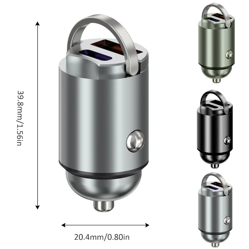 Car 12-24V Cigarettes Fast Charging USB Type C 100W