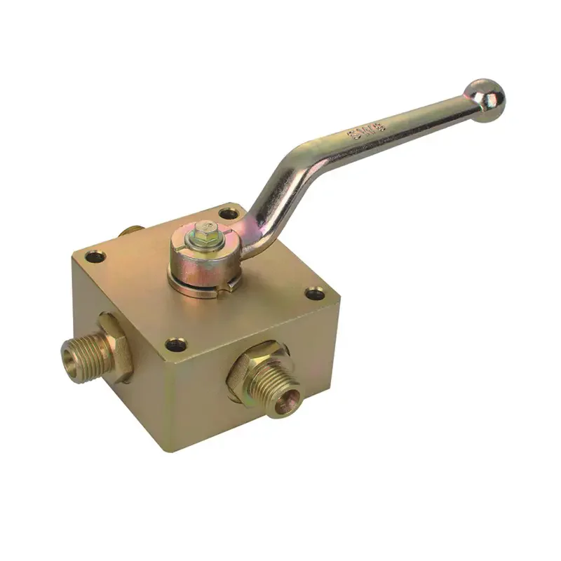 

KHP/KHP3K-06/10/15/20/25/32/40/50 Stainless Steel Plate 3 Way Hydraulic Valve Carbon Steel Hydraulic Ball Valve