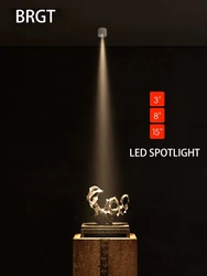 Led Mini Spotlight Surface Mounted Spot Light Small Beam Angle 3 8 15 Degree Atmosphere Light Adjustable Angle For Picture Art