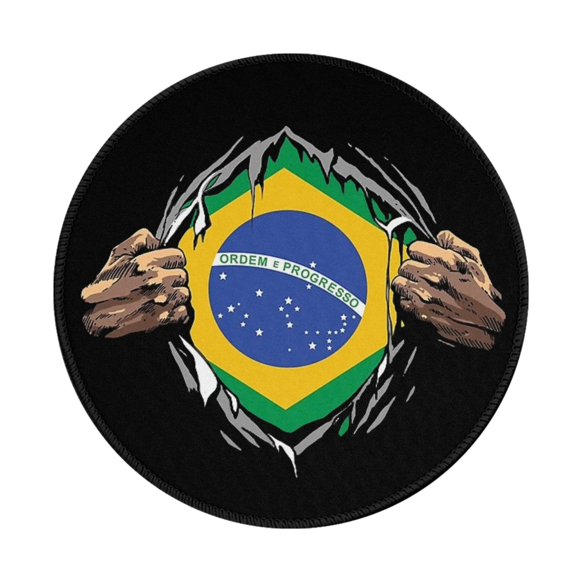 Brazil National Flag Mouse Pad Computer Keyboard Mouse Mat Gaming PC Laptop Desk Mat Office Accessories Table Mats