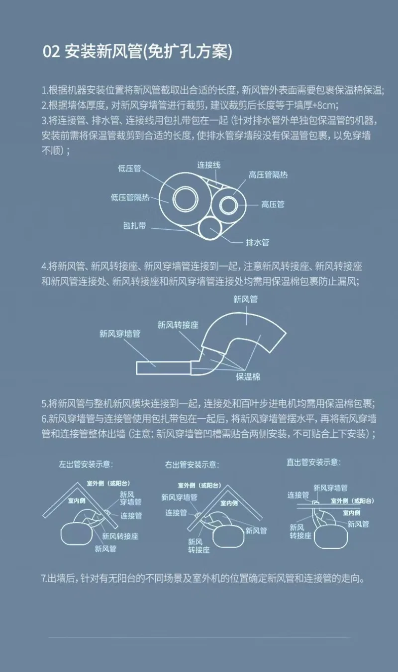 cabinet 3 horses fresh and clean air machine intelligent Xiehu silver first-class frequency conversion vertical air conditioner