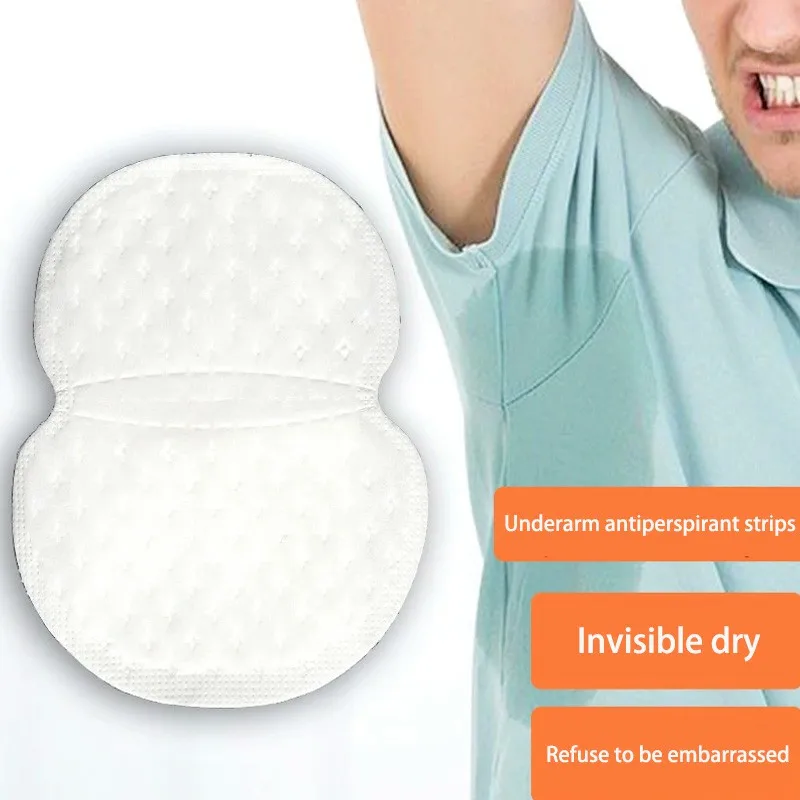แผ่นซับเหงื่อใต้วงแขน 50 แพ็คเพื่อความสบายในชีวิตประจำวัน มองไม่เห็นเมื่อสวมใส่ แผ่นควบคุมเหงื่อที่ระบายอากาศได้