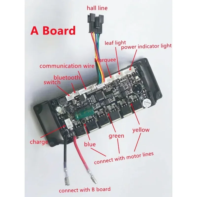 DIY 6.5 Inch KCQ Scooter Motherboard Controller Unit for Self Balance Smart Scooter Hoverboard 36V Accessories Original Factory