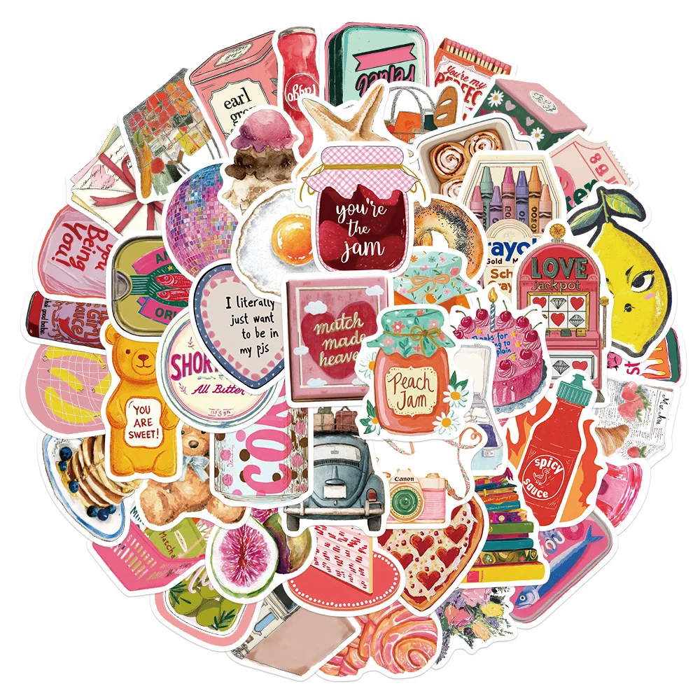 

10/50PCS INS Style Aesthetic Graffiti Stickers Waterproof Decal Toy Gift Personalized Decorative Scooter Scrapbook Desk