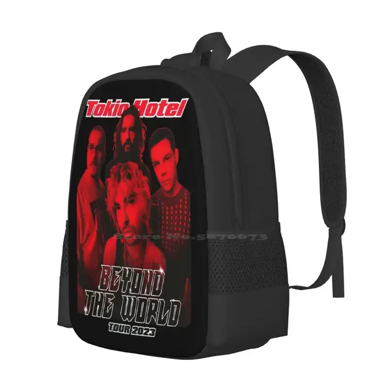 Rare Tokio Hotel Beyond The World Hot Sale Schoolbag Backpack Fashion Bags Affiche De Tokio Hotel Th Tv Bill Kaulitz Queen B