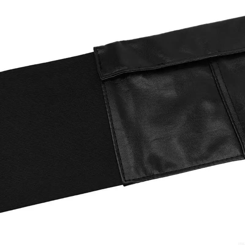 49MC Retro PU Corset สำหรับเข็มขัดเอวยืดตัวของหญิงเข็มขัดลูกไม้ผูกเข็มขัดมัดทั้งหมดเอวจับคู่ cincher สำหรับเดรสชุดต่างๆ