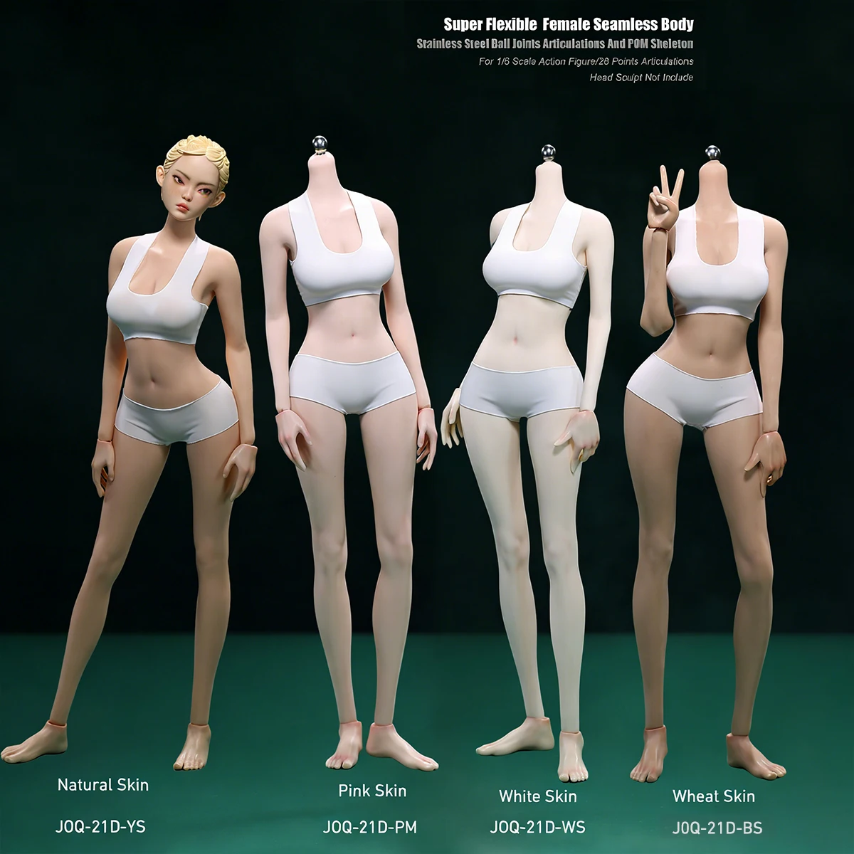 

HiPlay JIAOUDOLL 1/6 стройная элегантность, средний бюст, съемные ноги, супермодель, длинные ноги, женские фигурки из кожи загара, тело