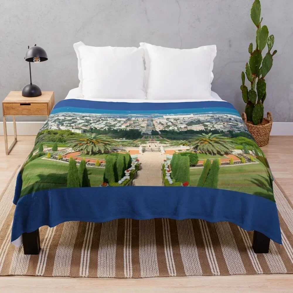 

Bahai garden Throw Blanket Moving funny gift Plush Single Blankets