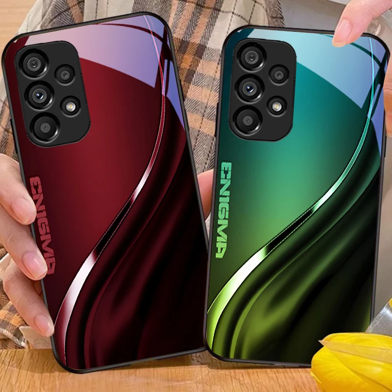 Gradient blending gray For Samsung S 25 S8 S9 S10 S20Ultra S21 Pro S22 Plus S23 FE S24 Ultra S25 Edge S25Ultra glass phone case