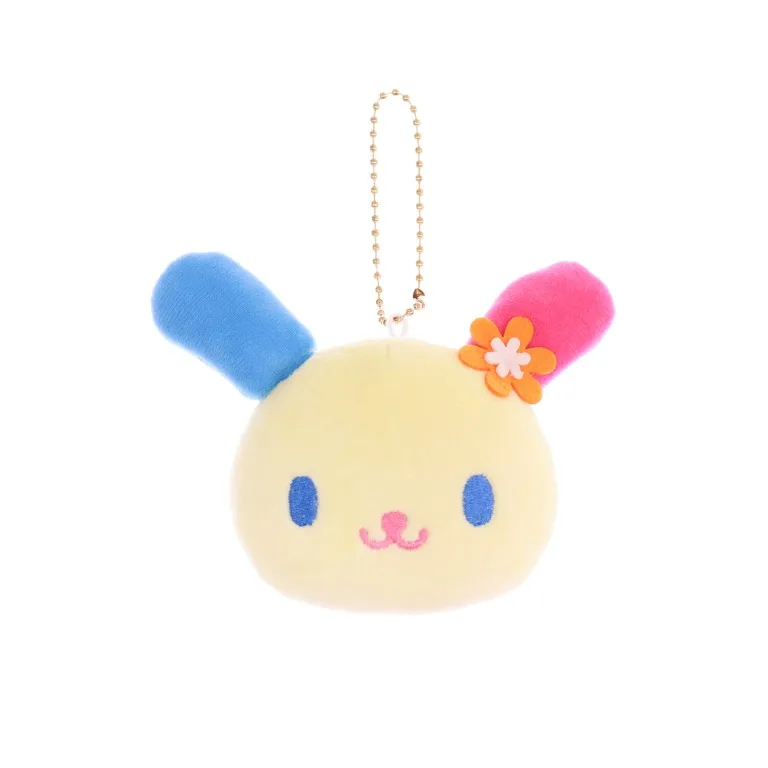 Usahana Plush Keychain Cute Tape Measure Rule Rabbit Bunny Kawaii Bag Keychains Key Chain Small Gift Girls Toys