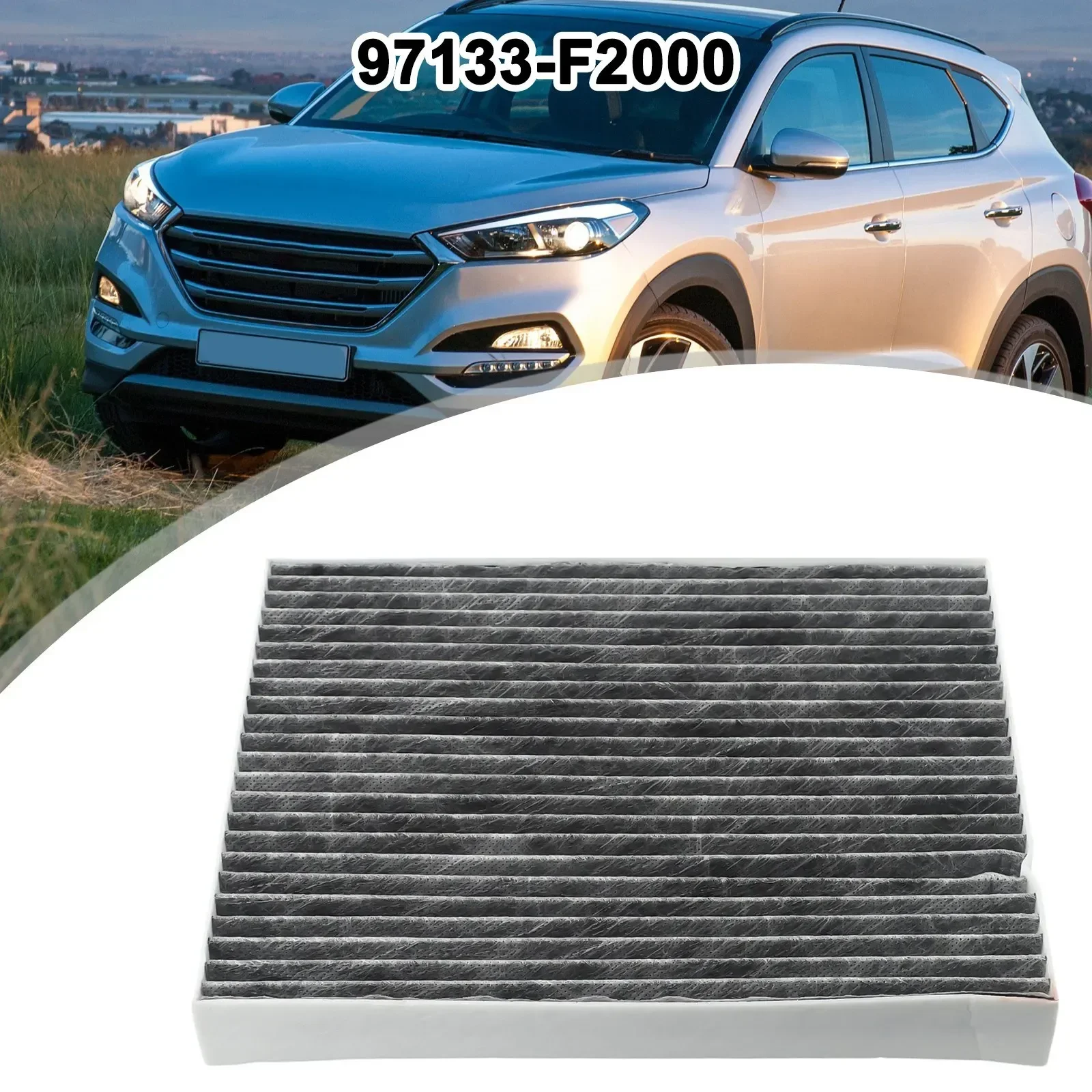 Cabin Air Filter For Hyundai Elantra Tucson New Model #97133-F2000 Auto Climate Control Gases Replacement Auto Accessories