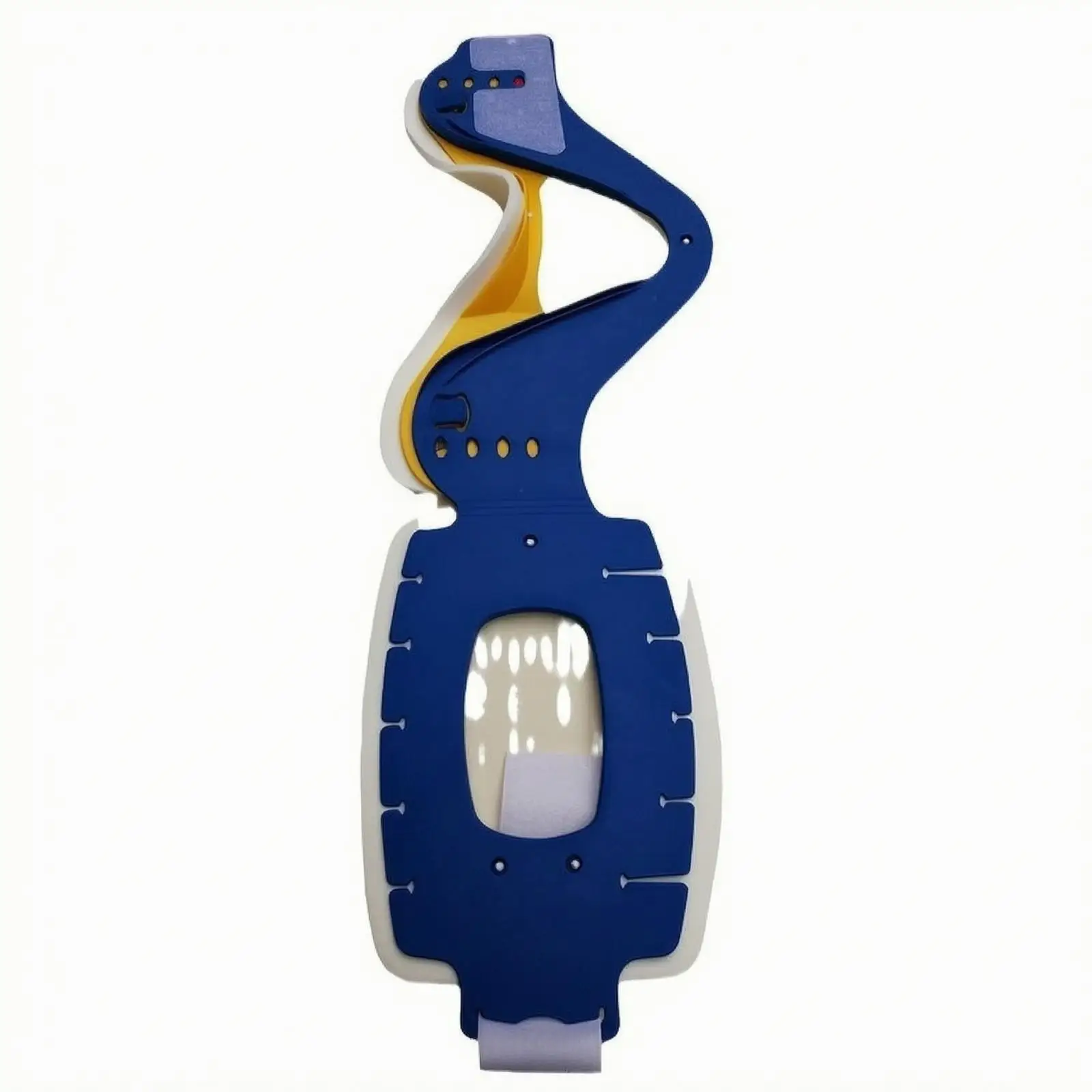 Molded Adult Neck Brace for Water Emergencies with Clear Visibility