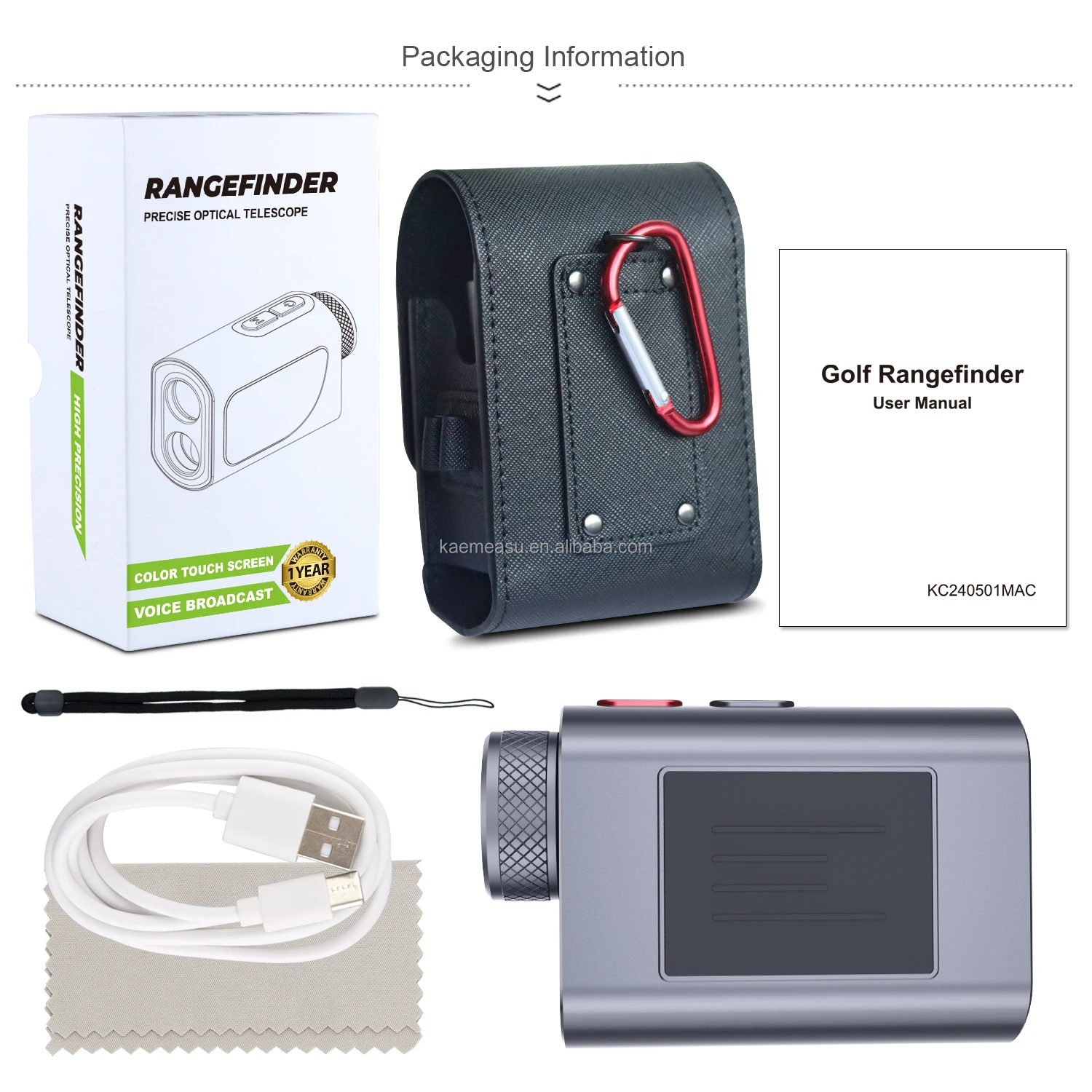 

600m Industrial Meter Digital Tape Measure Wireless Diameter Gauge for Construction Golf Hunting