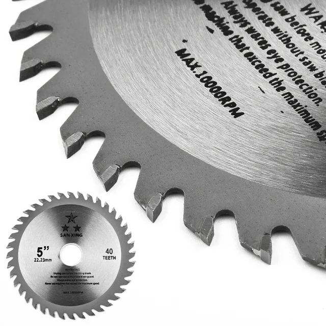 5-calowa tarcza tnąca 125 mm Mini brzeszczot do piły tarczowej do drewna Plastik Metal Obrotowe narzędzia tnące 40 zębów