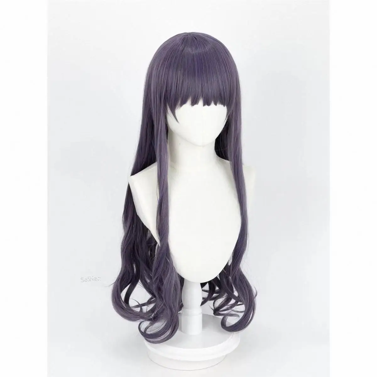 ND 카드캡터 사쿠라 코스프레 가발 다이도지 토모요 포니테일 고품질 내열성 합성 긴 직모 가발