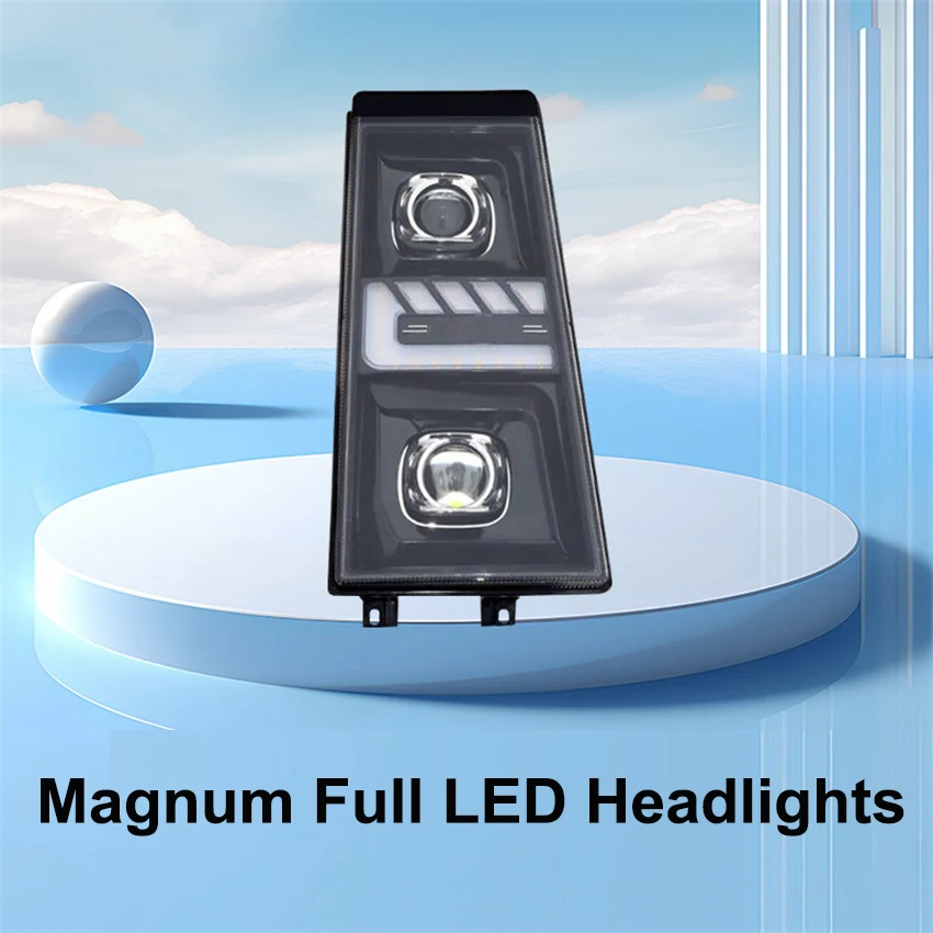 LED Front Bumper Headlight For Renault Magnum Lorry Head Light Full LED Front Headlight Assembly Headlamp Modification Accessory