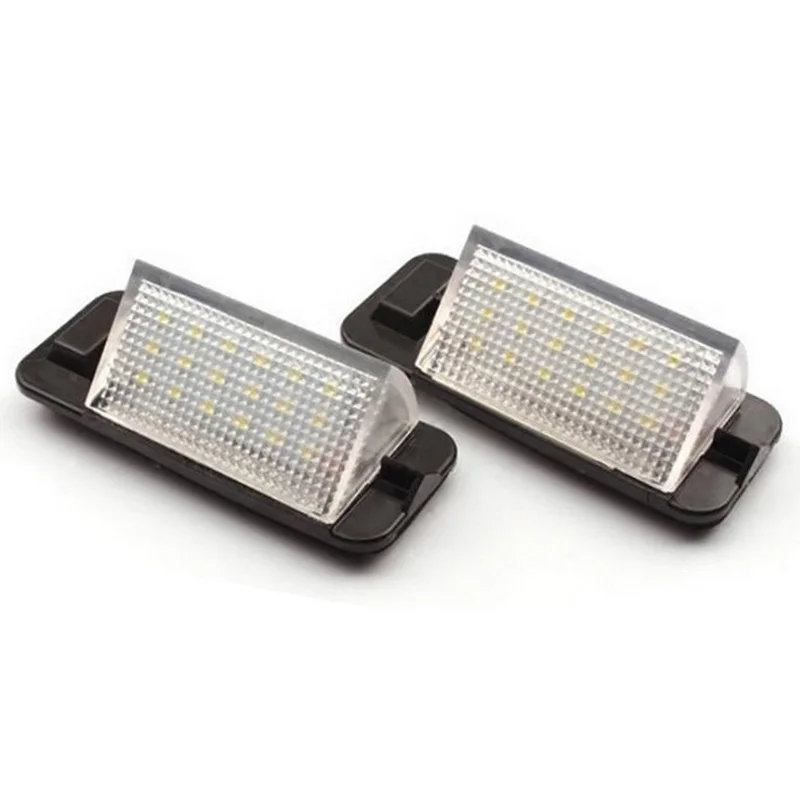 2pcs/lot 24LED Car LED License Plate Light Bright White For BMW 7 Series E38 740i 740iL 750i 750iL 1994-2001 3528SMD