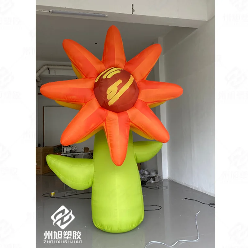 

Inflatable sunflowers, plant-based air molds, with blowers, outdoor shopping mall square decoration, stage decoration