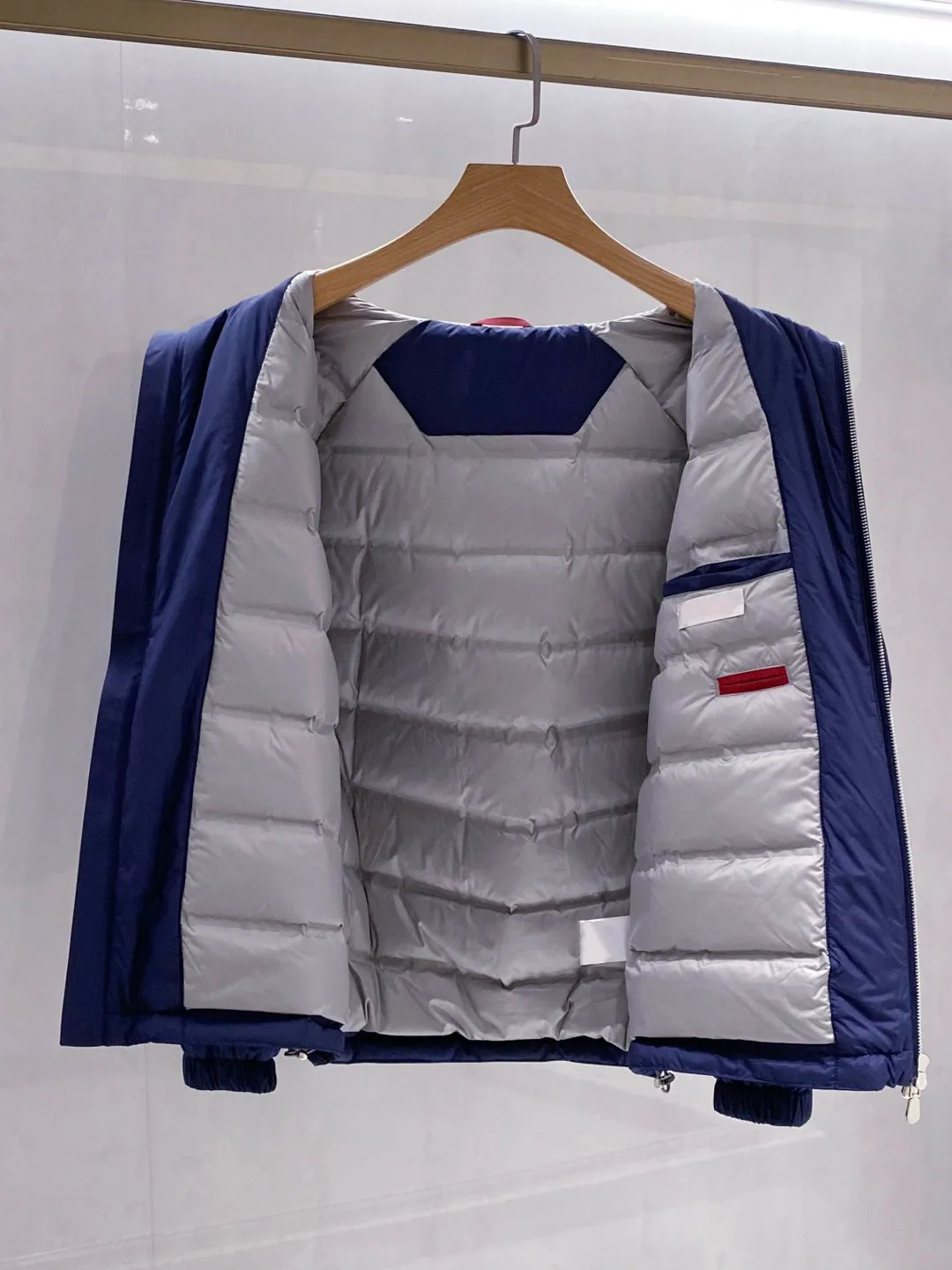 BC old money wind autumn and winter white duck down removable hat men's casual down jacket