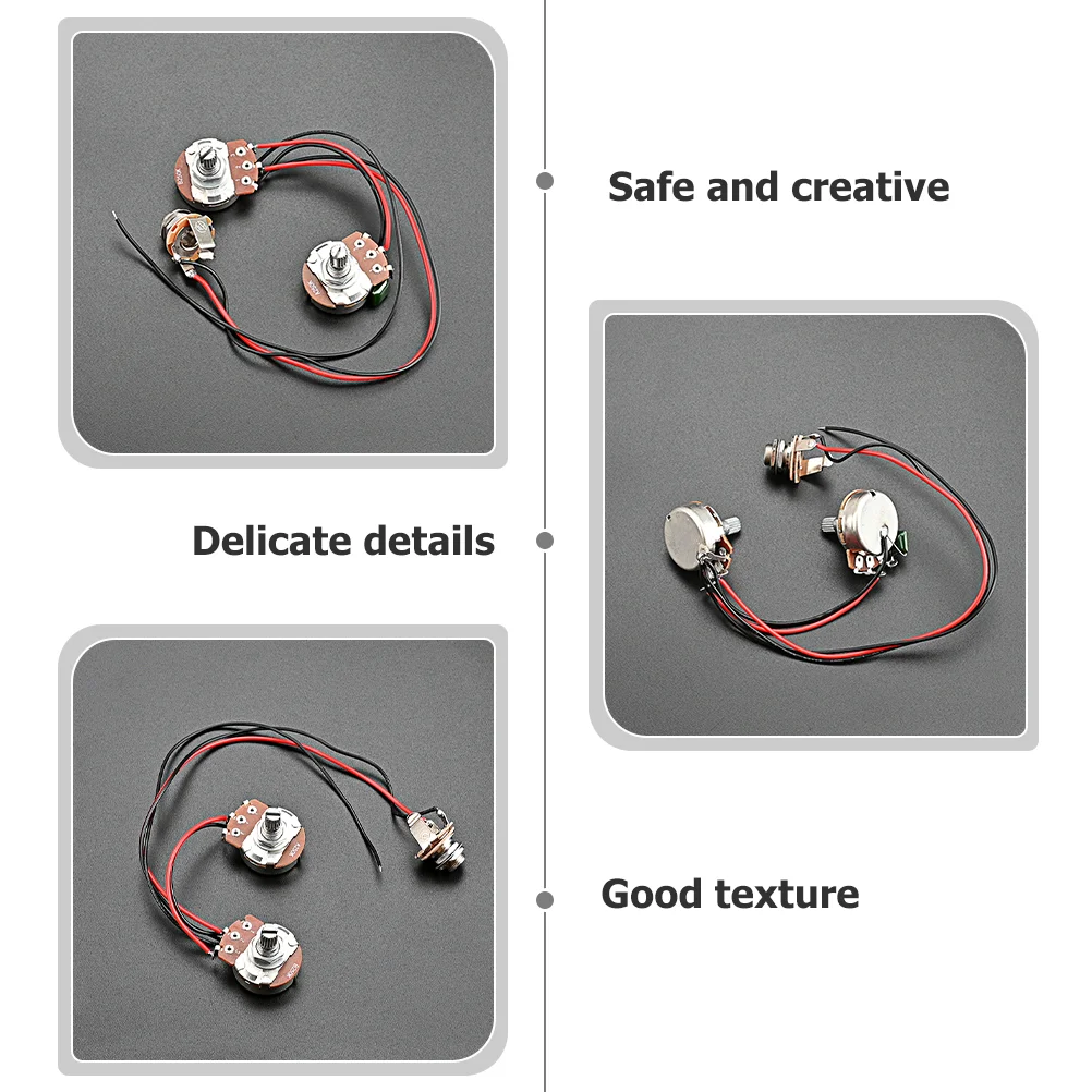 Amplificador de línea de bajo para coche, piezas de guitarra, Control de tono, arnés de cableado, accesorio, preamplificador eléctrico, reacondicionamiento de circuito, Metal activo