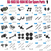 SG1603 SG1604 SG-1603 SG-1604 RC Car Spare Parts shell Differential gear Drive shaft Steering cup Swing arm pull rod tire etc. 1