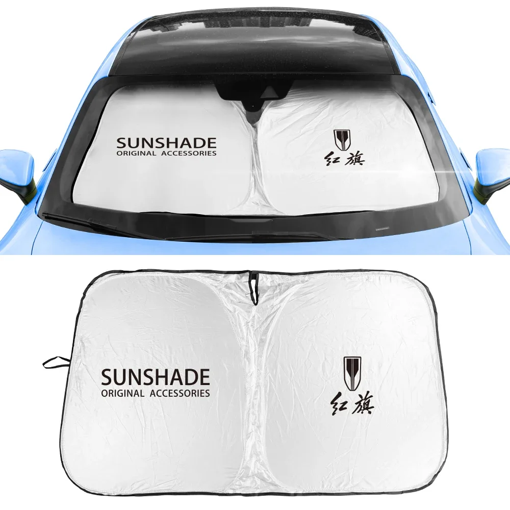 

For Hongqi E-HS9 H9 L5 HS5 H5 N701 E115 H7 HS7 S9 LS7 HQ9 E-HS3 HQ3 LS5 E-QM5 HQ430 Car Interior Windshield Sunshade Anti-UV