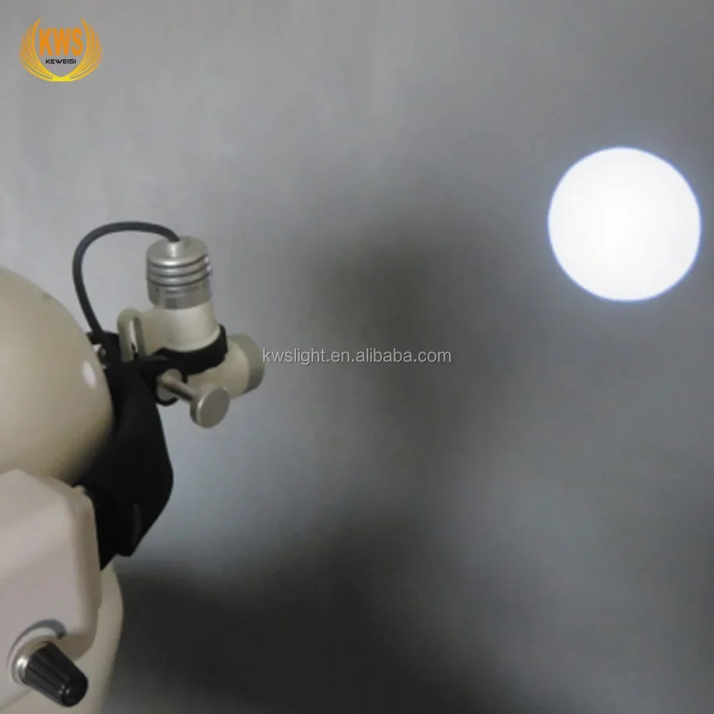 Lampu bedah hewan lampu bedah kepala nirkabel LED 3W