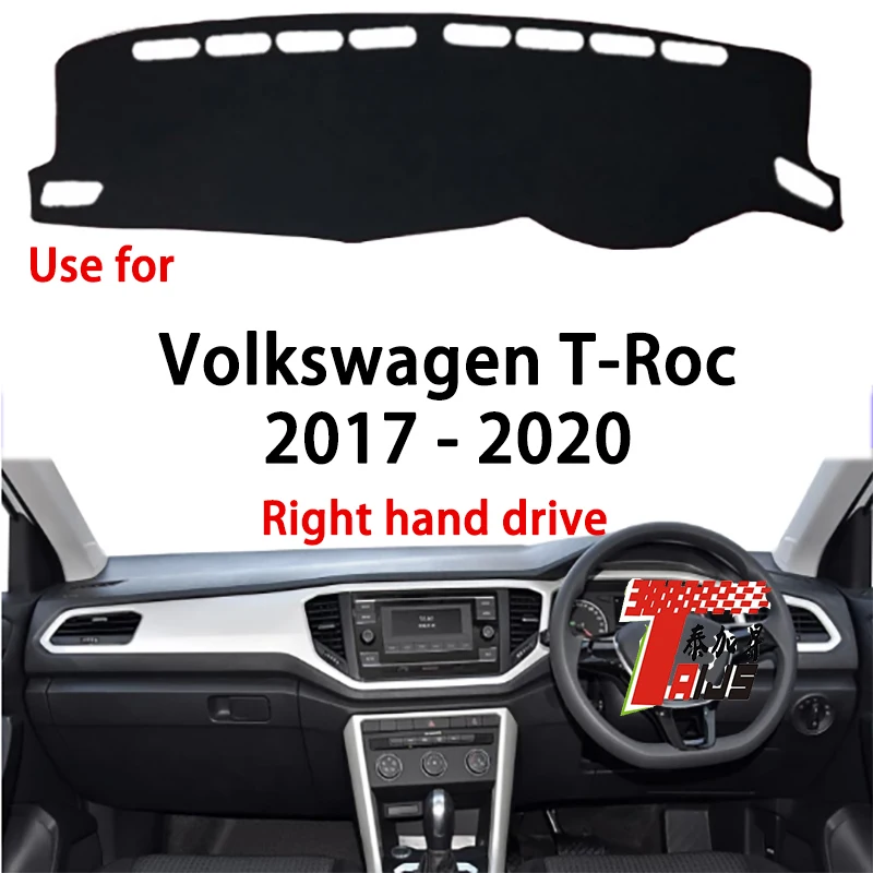 

TAIJS factory high quality Suede dashboard cover forVolkswagen T-Roc 2017-2020 Right-hand drive hot selling