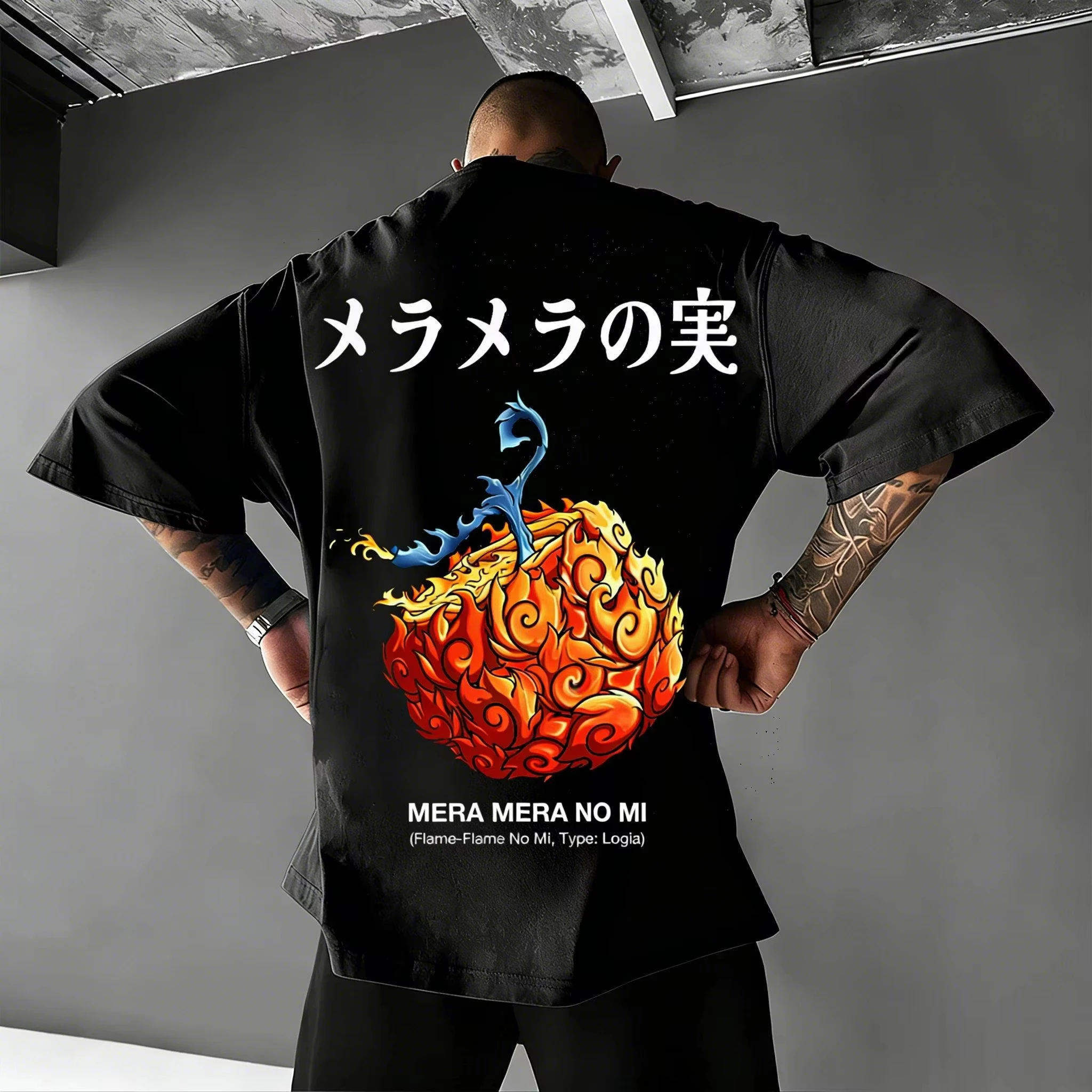 Camiseta Gráfica de Anime One Piece con Fruta del Diablo de Luffy para Hombre y Mujer, Verano 2026, Estilo Urbano, Algodón, Manga Corta, Casual