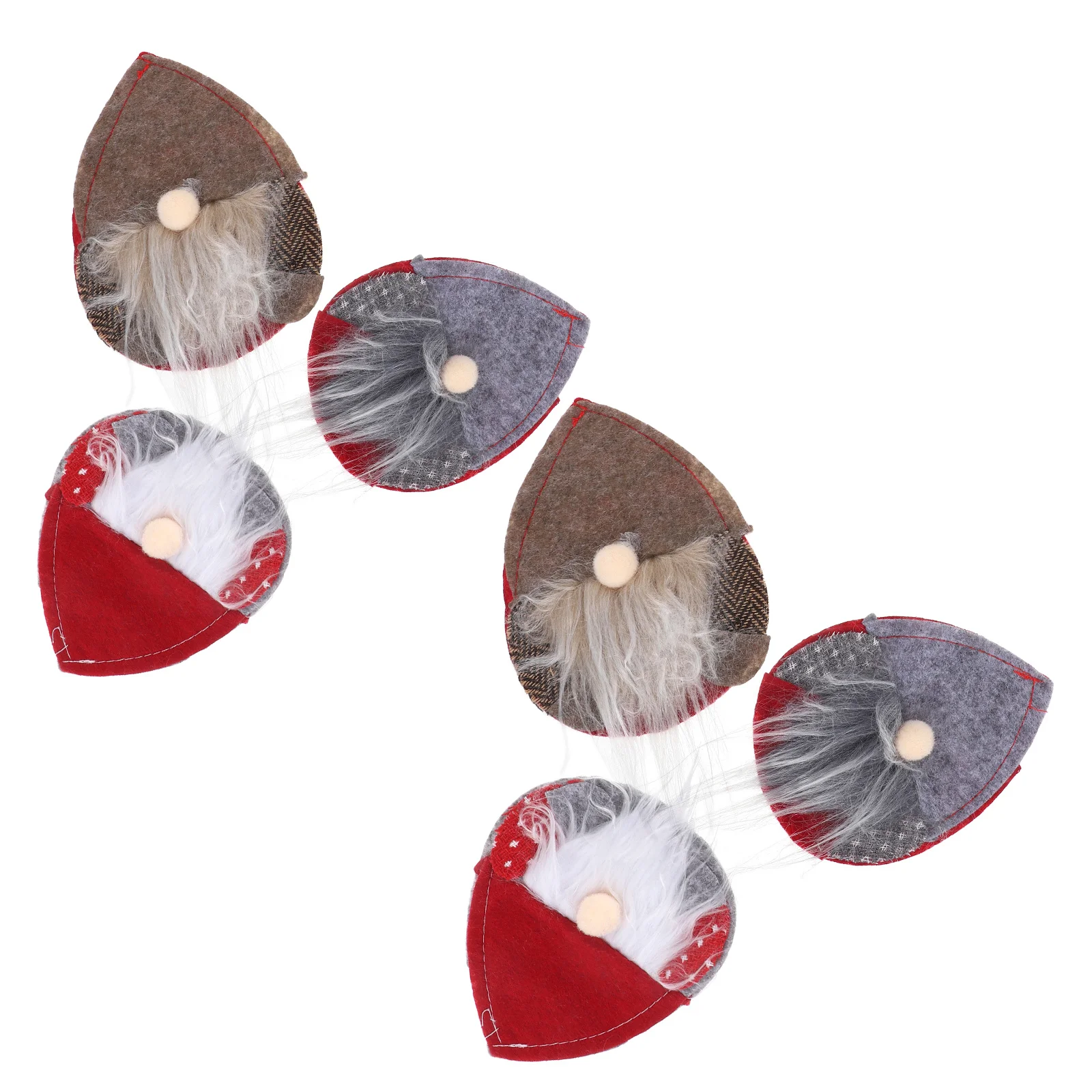 

6Pcs Christmas Cutlery Cover Decorative Tableware Covers Reusable Holiday Dinnerware Holder Festive Silverware Sleeve for Party