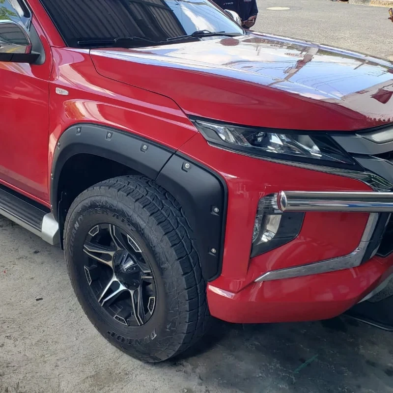 

Factory Hot Selling FOR L200 TRITON 2019 2020 2021 2022 ABS FENDER FLARE BOLTS STYLE WHEEL ARCHES 4X4 ACCESSORIES