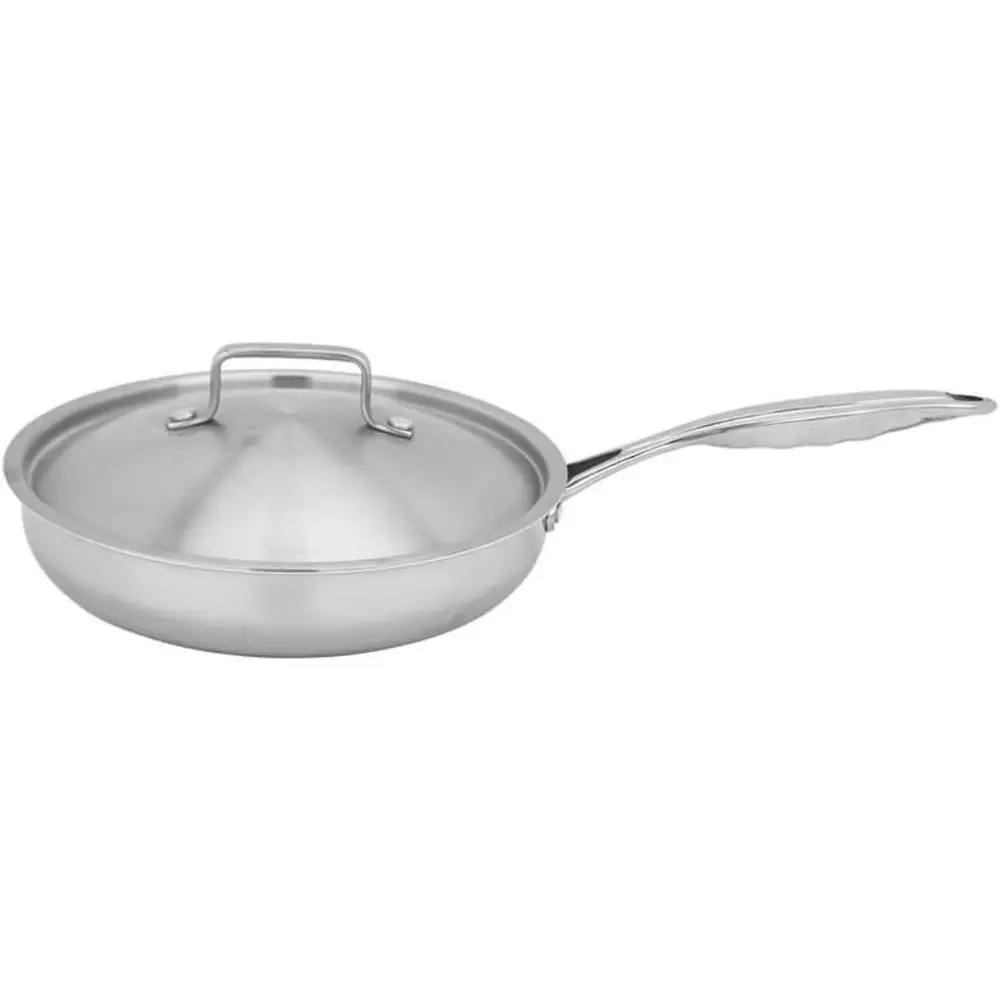 

Non-stick Low-Oil Lat Bottom Stainless Steel Frying Pan for Kitchen Use