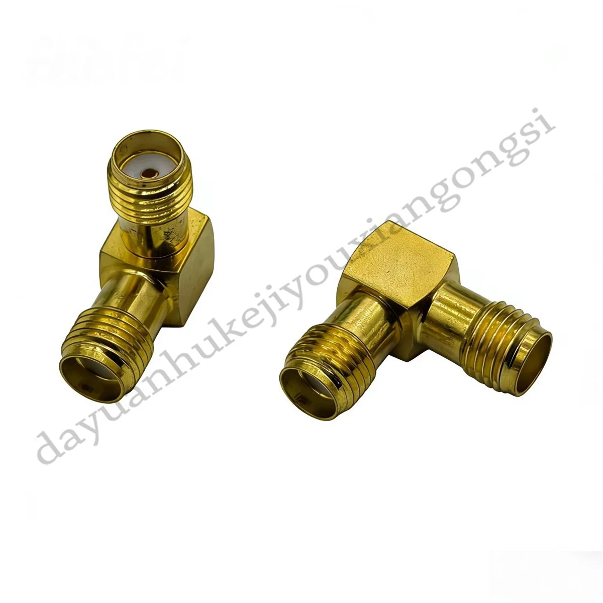 Connector SMA female  to SMA female 90 Degree Coaxial Adapter right angle connector adapter