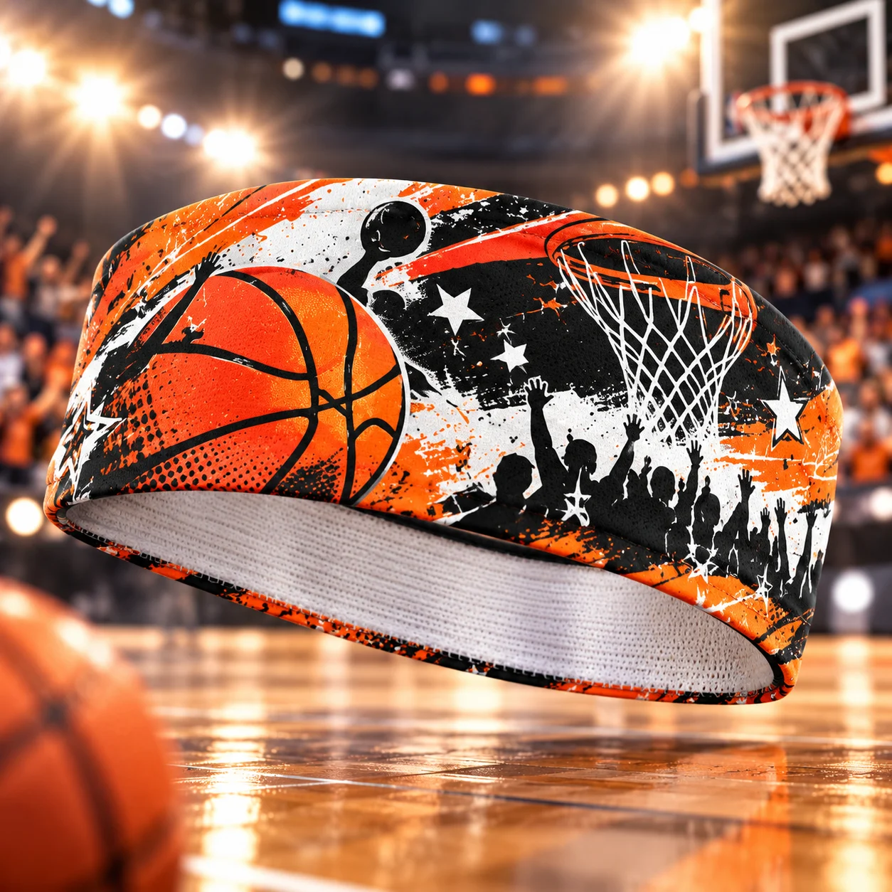Personalized Soccer Headband Custom World Cup Hair Band Wide Stretch Milk Silk Sports Head Wrap for Football Fans Gym Running