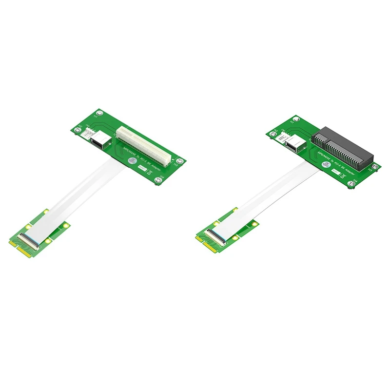 Mini PCI-E To PCI-E 8X Adapter Extension Cable With High Speed FPC Cable For PCIE Test Extender Durable Easy Install