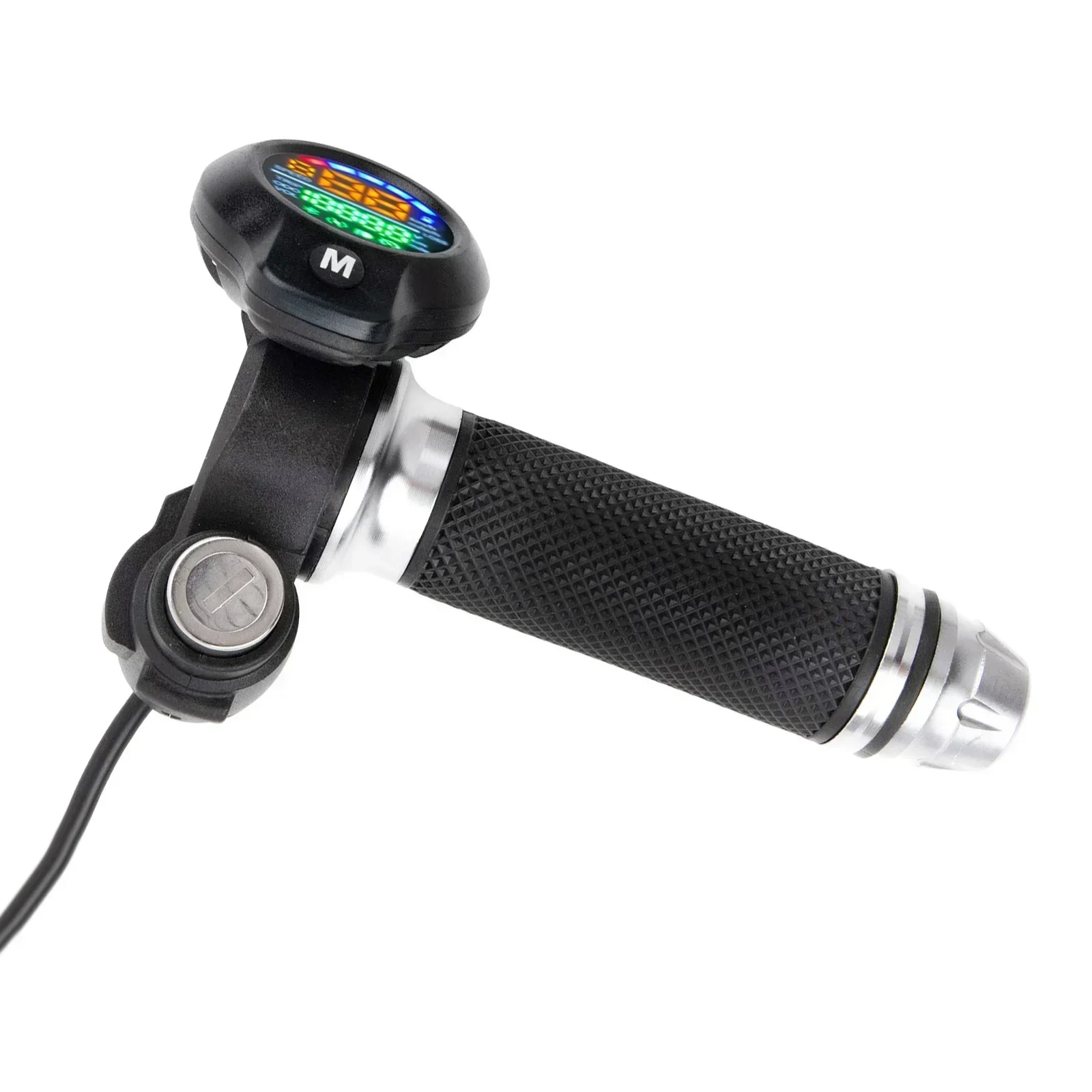 E-Bike -Twist Throttle 24/36/48/60/72V Escooter Scooter Electric Bicycle Grip Handlebar LED Display Electric Bike Accessories