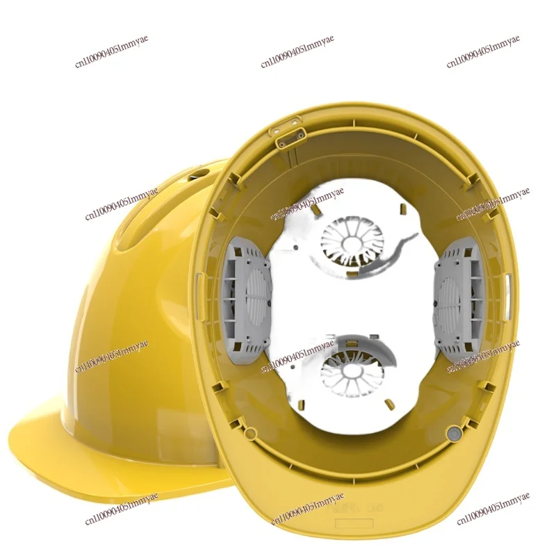 

Built-in fan helmet rechargeable summer construction site refrigeration helmet hat