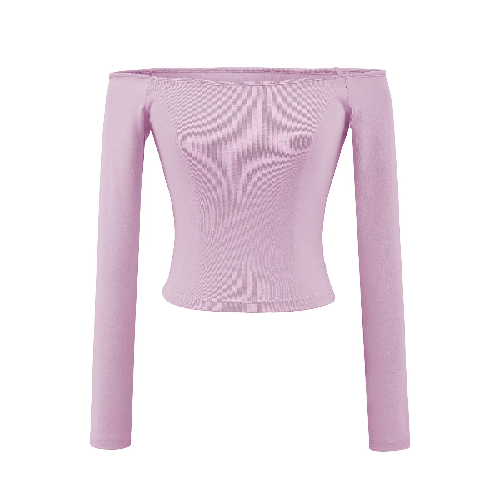 Sexy oulder Bared Long Sve T irt Women Early Autumn Inner Wear Base irt Spicy ort Sle Belly Bared Top Pure Desir...