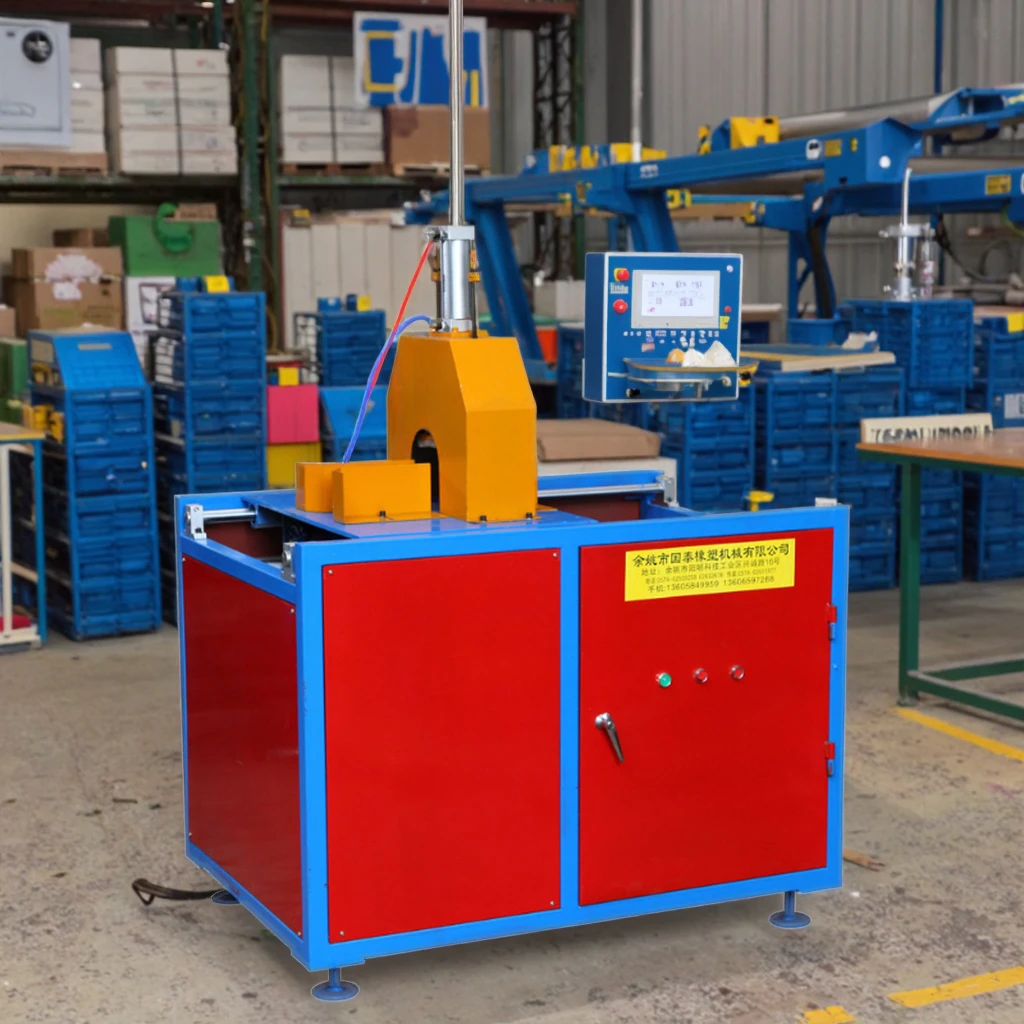 New Automatic Hydraulic Plastic Pipe Profile Cutting Machine for PP/PE/PVC with Pump Core Component High Productivity 1.1kW