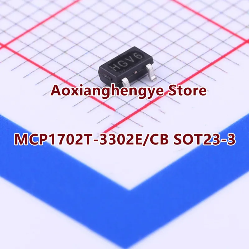 10PCS MCP1702T-3302…