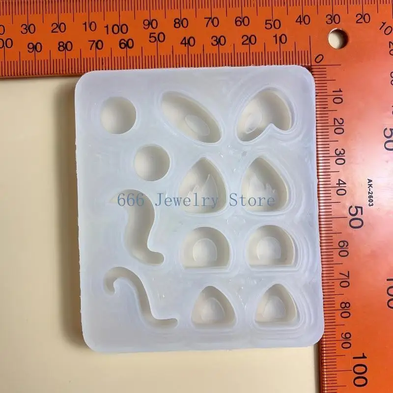 F2TD DIY remplissage Small Tail Silicone Moule époxy Silicone Moule joes trousque DIY Bijoux bijoux pour Cadeau