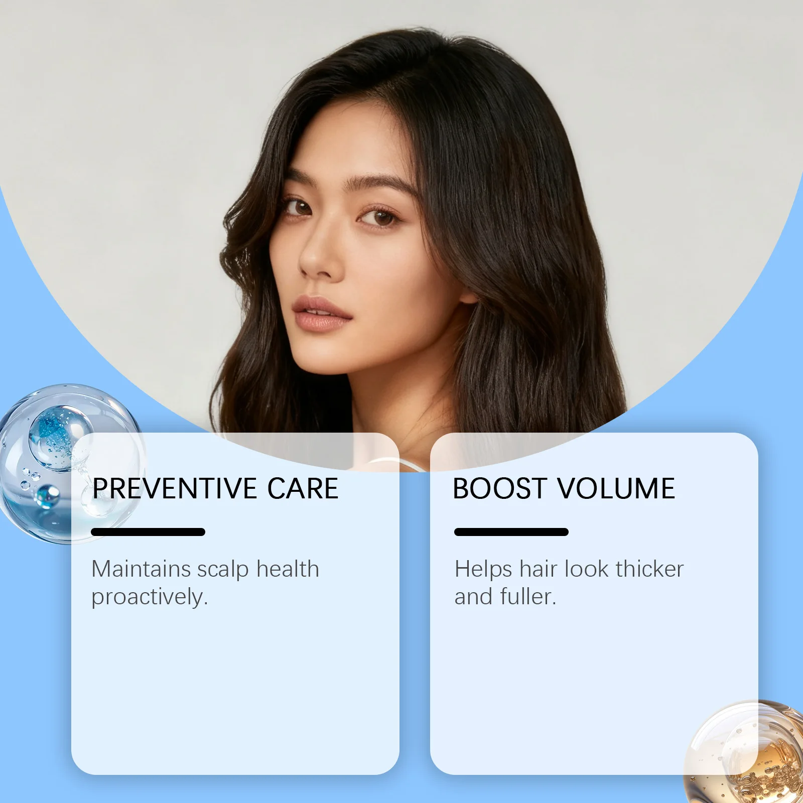 Copper Peptide Hair Nourishing Essence Moisturize Nourish Scalp Improve Damage Dry Restore Luster Smooth Hairs Nutrition Serum