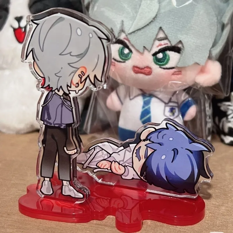 

Anime Alien Stage Cosplay Acrylic Stand Sign Desk Ornament Role Play Props Accessories Cartoon Character Standee for Unisex