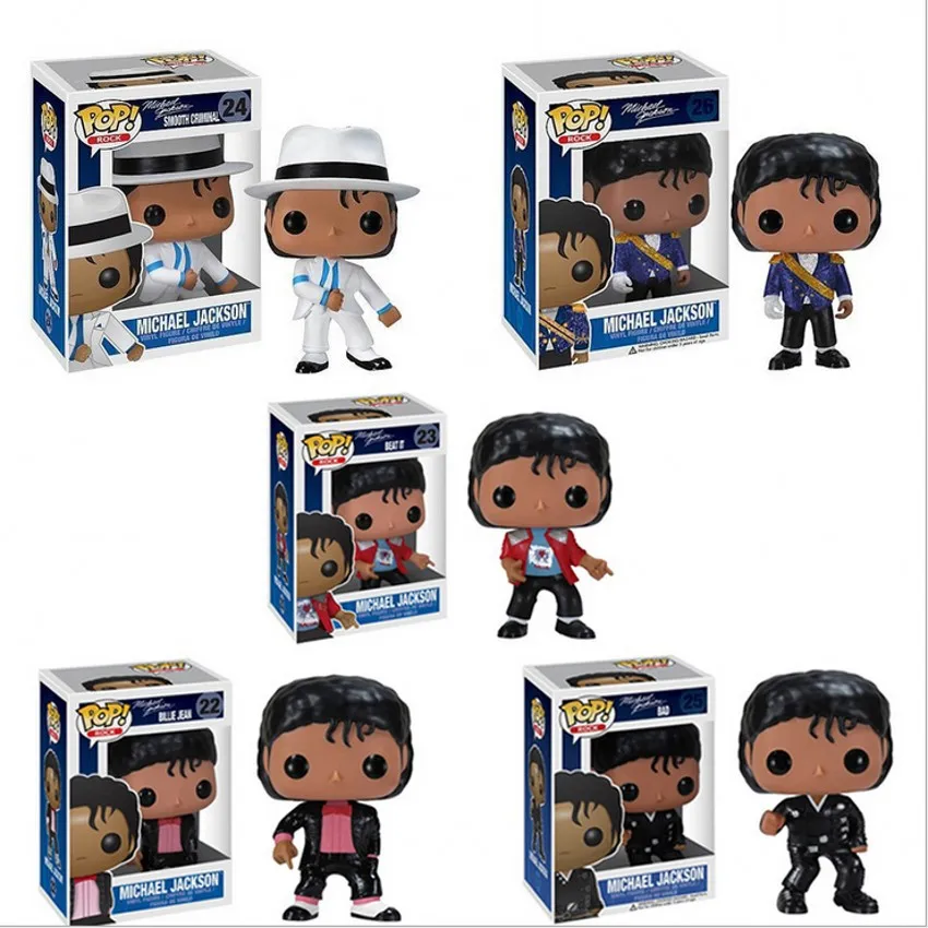 Michael Jackson Cute Vinyl 10cm Figure Model Toys Gifts Figures Statue Model Doll Collection Ornament Room Decoration Toys Gifts