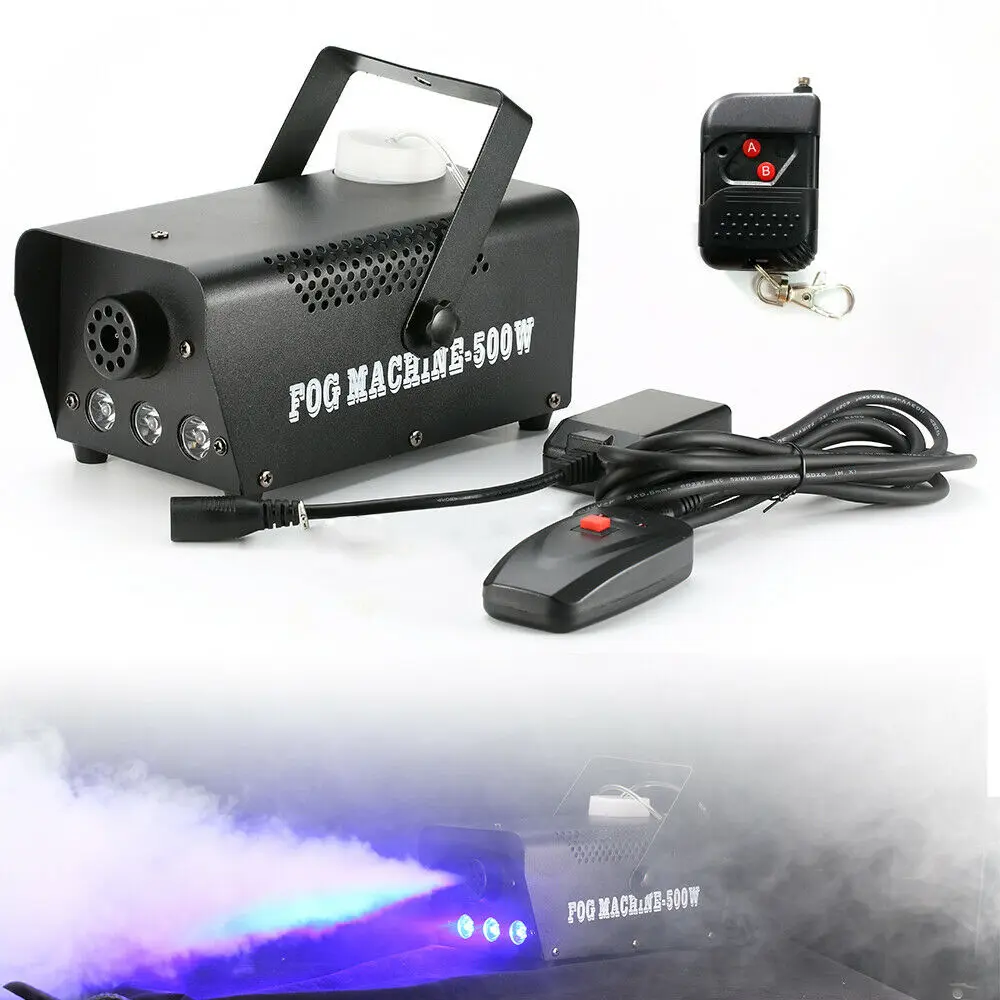 500W LED Stage Haze Effect Fog Machine LED Smoke Fog Machine with Remote Control